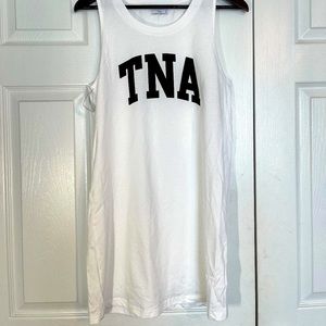NEW Aritzia, Long White TNA Tank Top - Size S